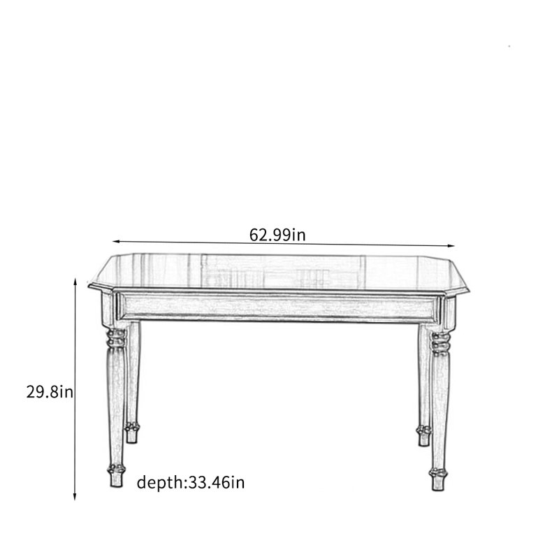 Vicktoria, 29.8"H x 62.99"L x 33.46"W