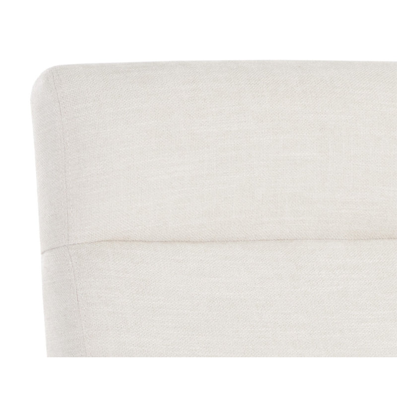 Collin Swivel Office Chair, Heather Ivory Tweed