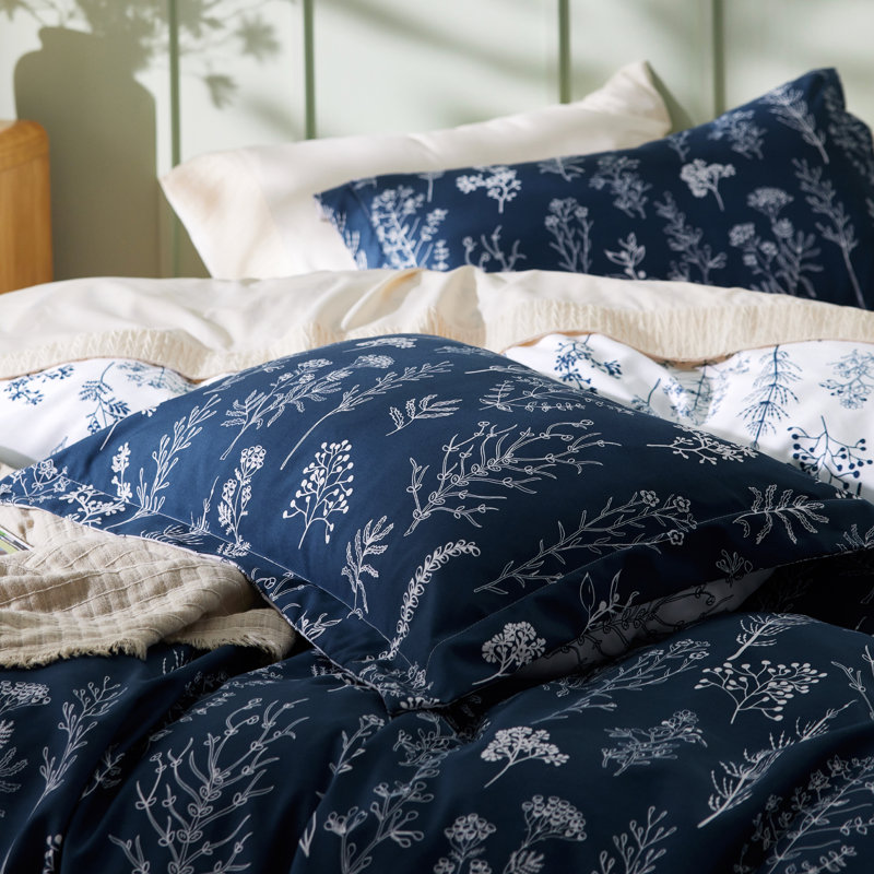 Bedsure Duvet Cover King Size - Reversible Duvet Cover Set with Zipper Closure, 3 Pieces Floral Patterned Bedding Set