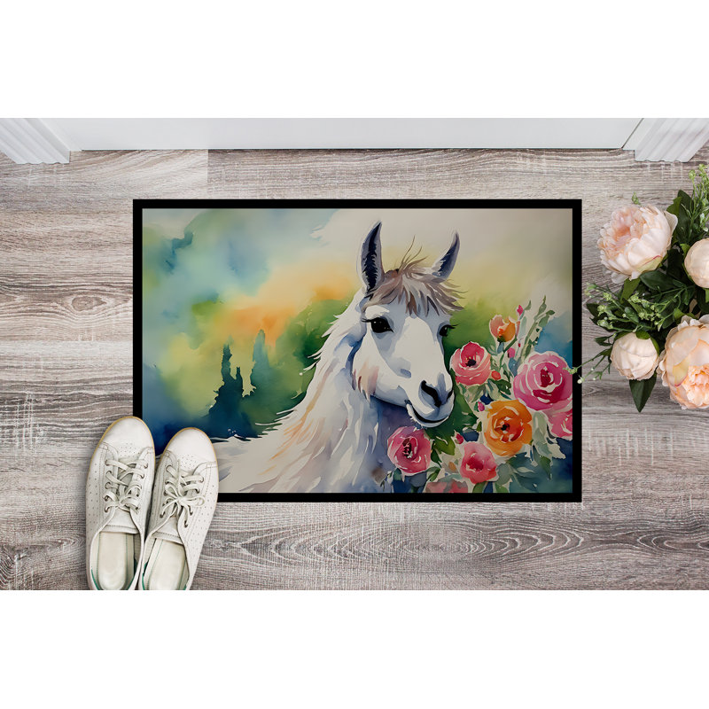 Linxi Non-Slip Doormat, 18'' W x 27'' L