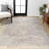 Pruden Ornate Medallion Modern Ivory Rug