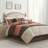 Luxurious Coral Bedding Sets, Faux Suede Polyester For Rustic Home