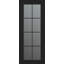Dalle de porte en bois manufacturé et en verre 8 Lite Avon-95320303-95320306