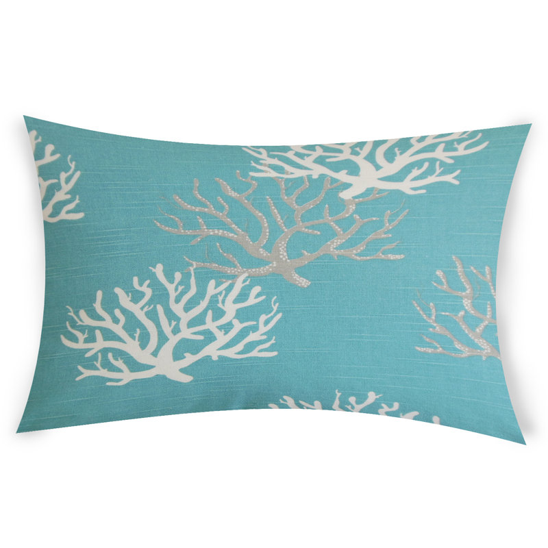 Housse et insert rectangulaires en coton, Bleu pâle, 12 po x 24 po