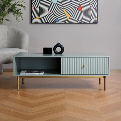 Ahdia Four Leg Coffee Table with Storage