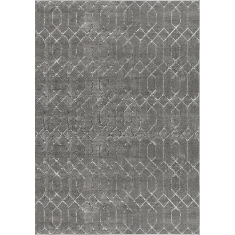Corando Geometric Indoor Rug, Rectangle 10' x 14'