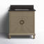 Hedley 31'' Single Bathroom Vanity with Blue Limestone Top-777465651