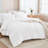 Andency Oversized Queen Comforter Set Olive Green - 7 Pieces Bed in a Bag Oversized Queen Boho Olive Green Bedding Comforter Sets, Tufted Bed Set with Comforter, Sheets, Pillowcases & Shams-124621828-124621815