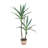  Artificial Heneken Plant in Faux Terracotta Pot for Home Decor – Tall Faux Potted Plant, 45"