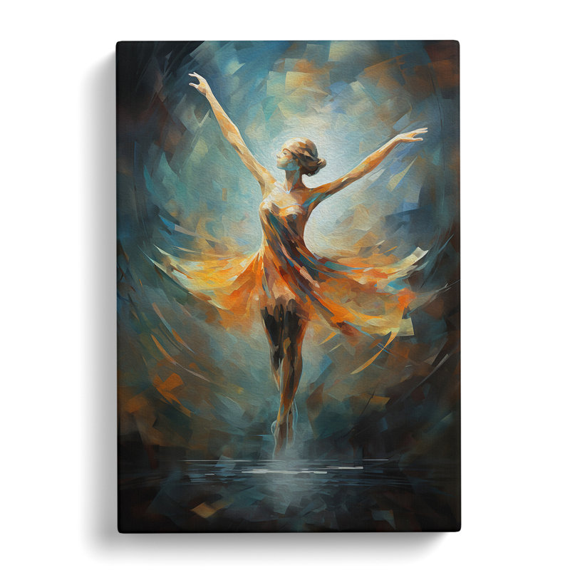 Ballet Dancer Futurism - No Frame Print, 50cm H x 35cm W x 3cm D