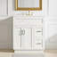 30" Bathroom Vanity With 2 Doors, 2 Drawers, Adjustable Shelf, Hidden Damping Slides For Drawers & Damping Hinges For Doors 