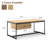 Maggie 43" Wide Coffee Table With Drawer For Living Room-1380406412