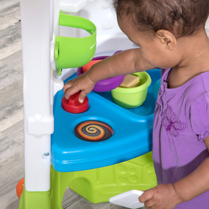 Step2 Multicolor Toddler Corner Plastic Playhouse with Accessories