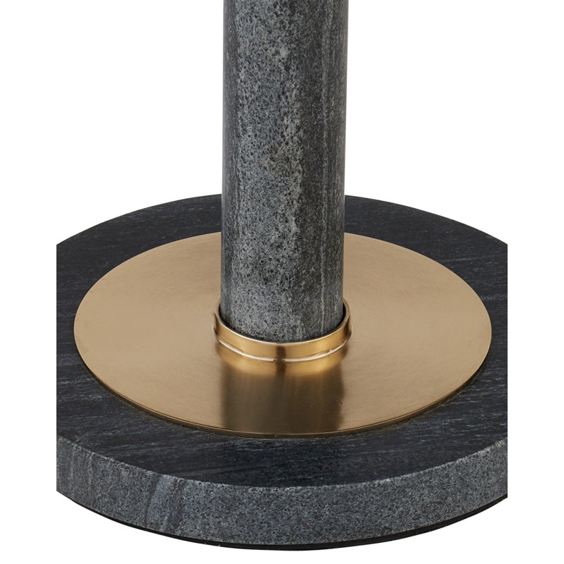 Table d'appoint en marbre noir Miles