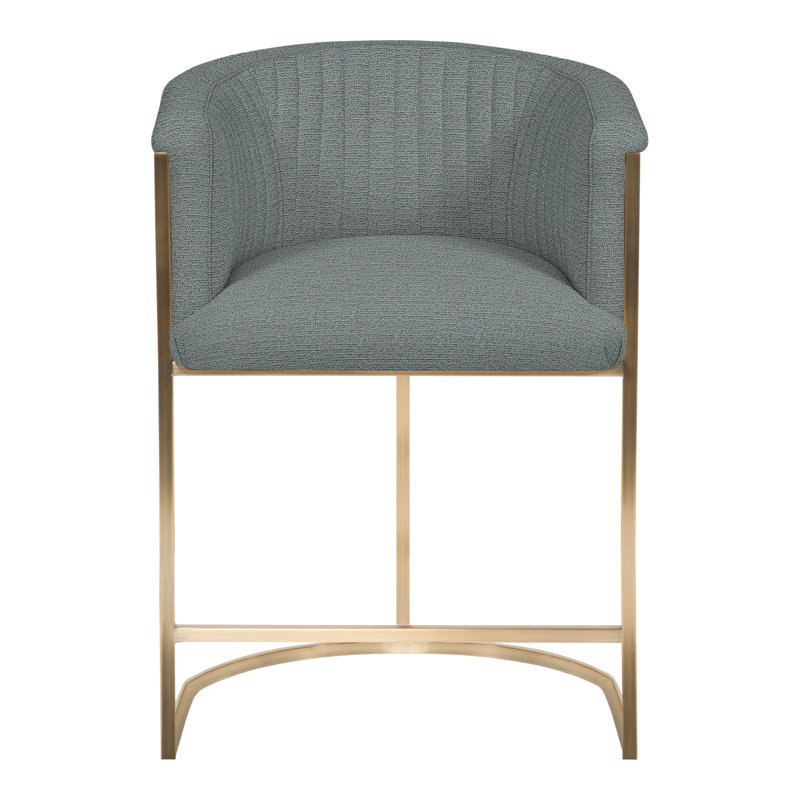Tabouret de comptoir Skye Channel, Cobalt Tuck