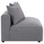 Chaise sans accoudoirs avec coussin décoratif Boneless Amherst