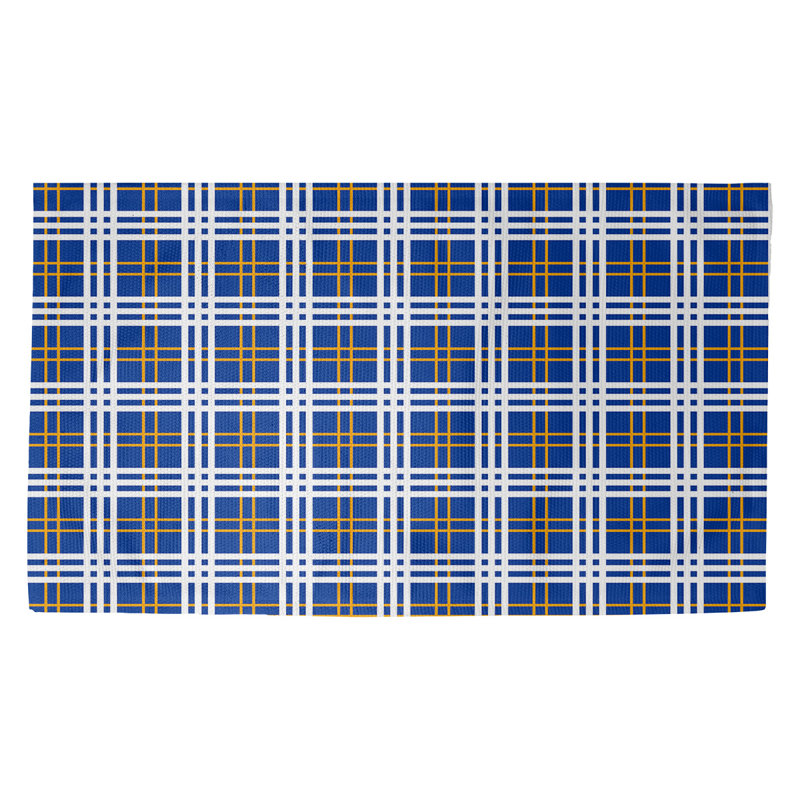 Plaid Indoor Rug, Rectangle 2' x 3'