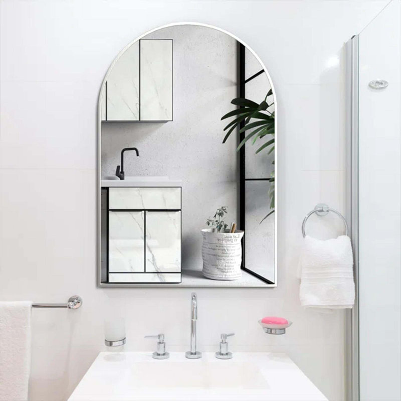 Norby Mirror, 36" x 24", Silver
