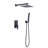10 Inch Shower Head Bathroom Luxury Rain Mixer Shower Complete Combo Set Wall Mounted