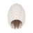 Modern Textured Dot Sculptural Stoneware Porcelain Home Decor Flower Vase for Dining Table - Tall Form Accent for Console Table Feature - Ivory & Tan-573789125