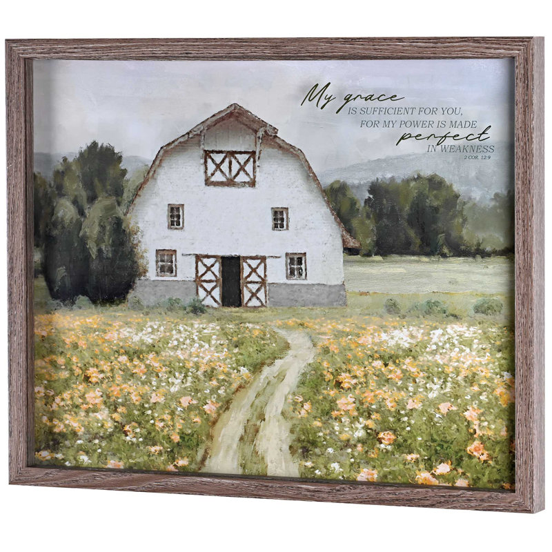 Framed Wall Art My Grace Is Sufficient
