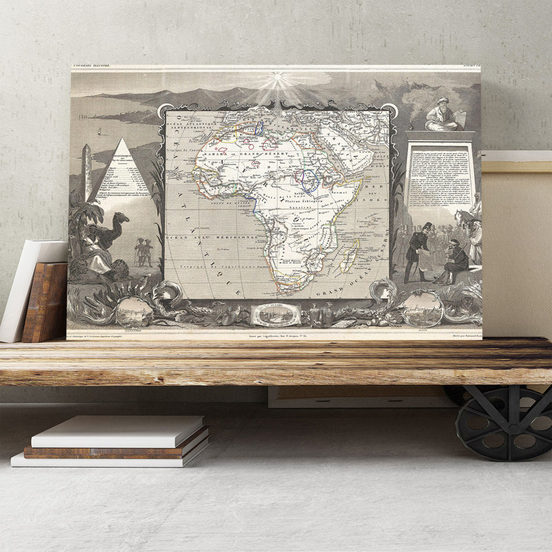 Africa Wrapped Canvas Print, 40cm H x 60cm W