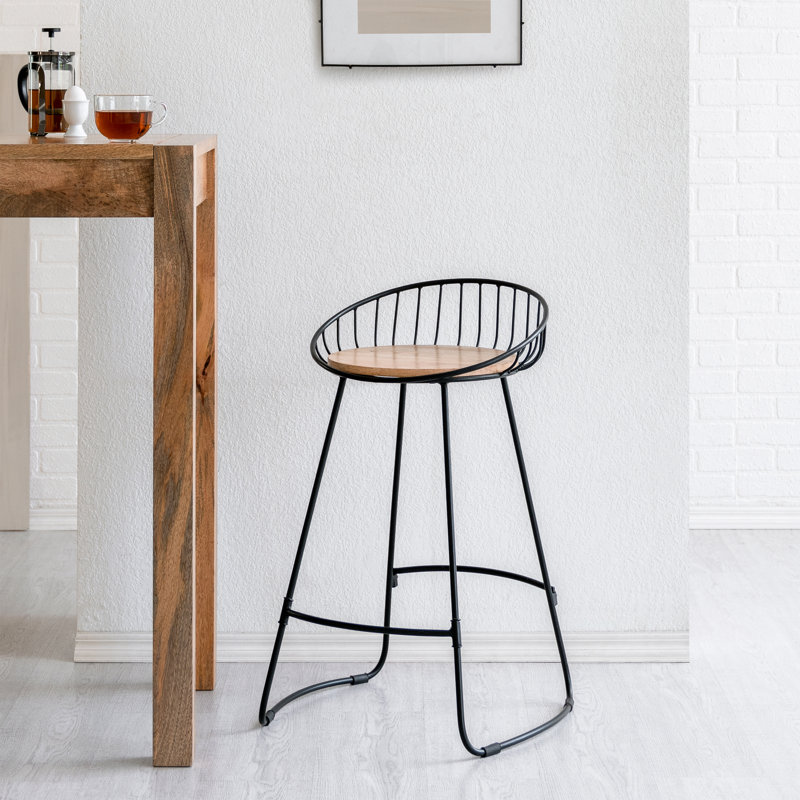 Winhurst Solid Wood Kitchen Counter Stool, 68.5cm