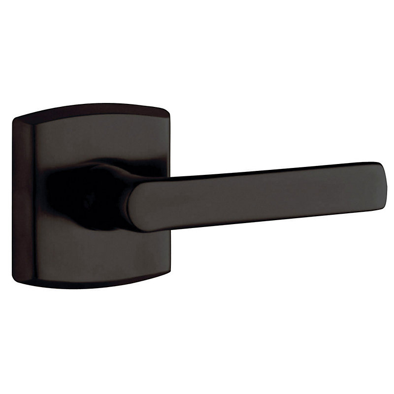 5485V Soho Privacy Door Lever with R026 Rose, Oil Rubbed Bronze, Universal/Reversible, Privacy (Bed & Bath)