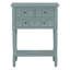 Console étroite, canapé mince avec trois tiroirs de rangement et tablette inférieure-1110356684