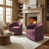 Mélange de polyester violet mauve prune