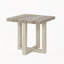 Table de bout contemporaine, gris vieilli et beige-1204851254