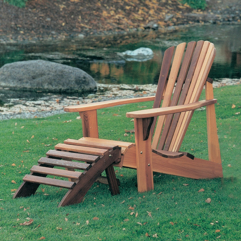 Cargo Outdoor Adirondack Chair, Cedar Stain