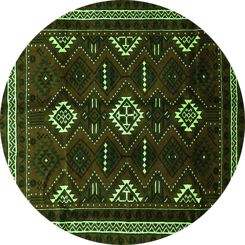 Performance Southwestern Indoor Rug, Round 6'