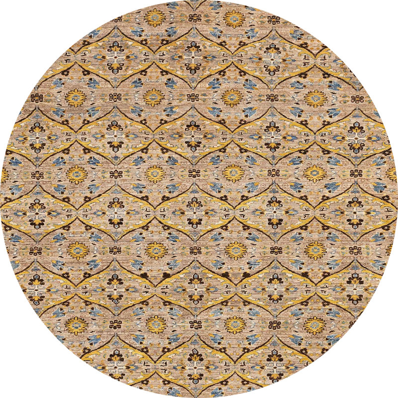 Tapis abstrait 4073, Rond 7 pi