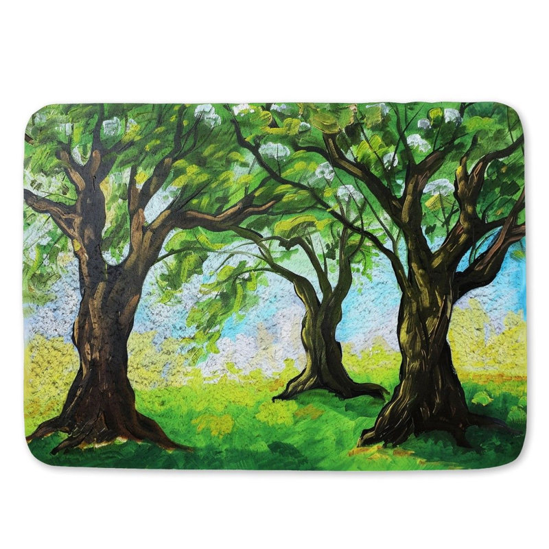 Darthula Microfiber / Microsuede Non-Slip Bath Mat, 21" W x 34" L