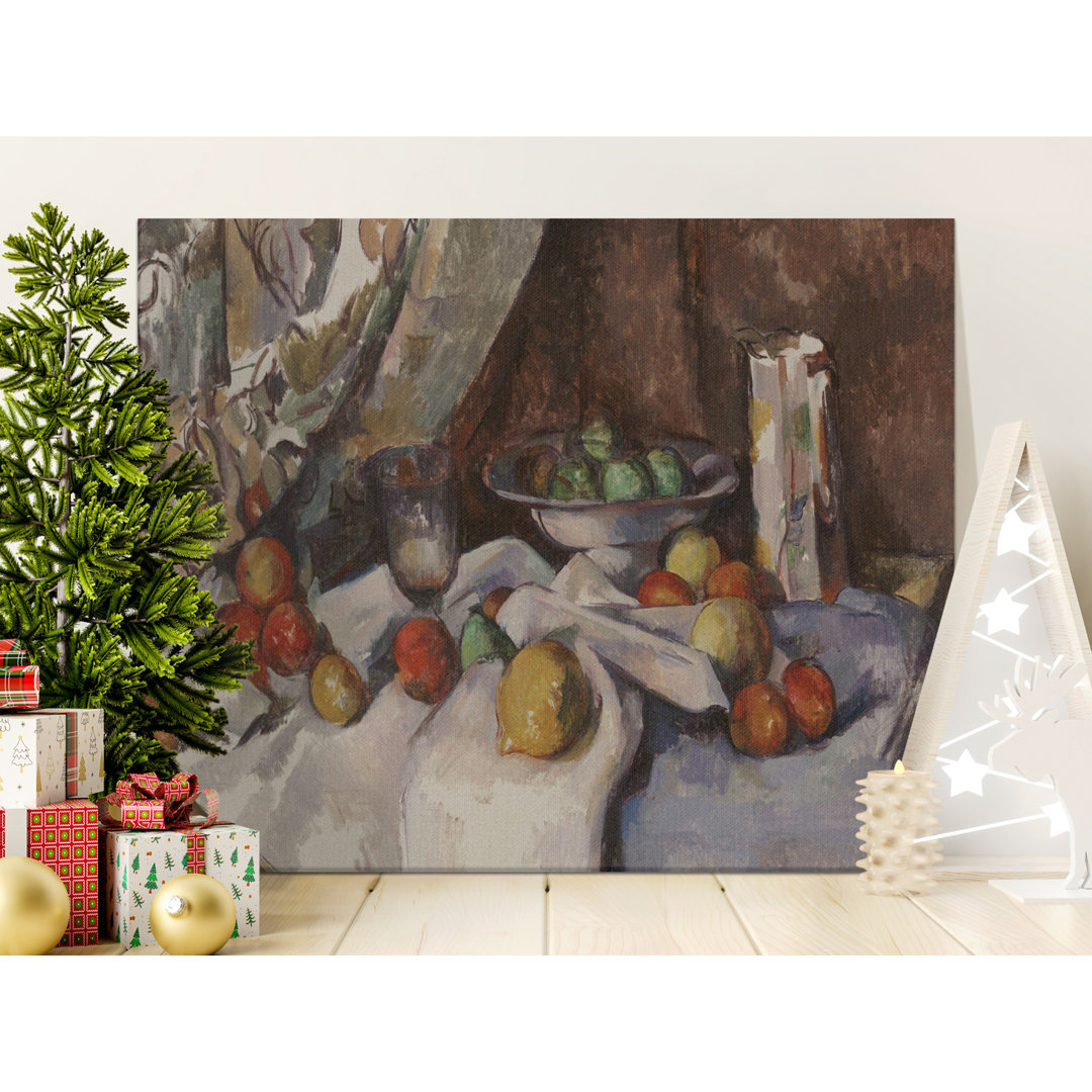 Vintage Still Life Fruit Canvas Art Print, Classic Painterly Kitchen Decor, Traditional Dining Room Wall Decor, Aesthetic Fine Art Canvas