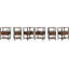 Table de chevet Mid Century, table de bout moderne avec station de charge et rangement