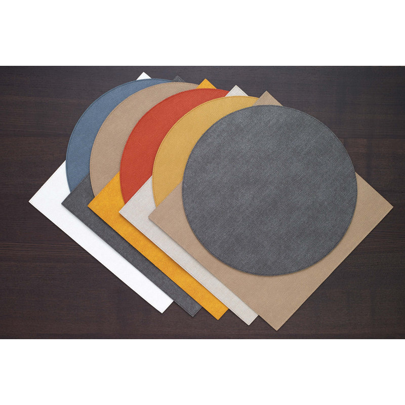Presto Vinyl Placemats, Charcoal