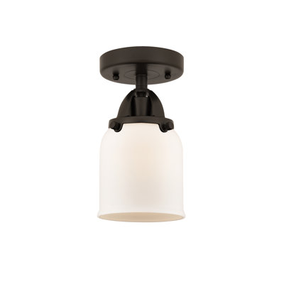 Glass Semi Flush Mount