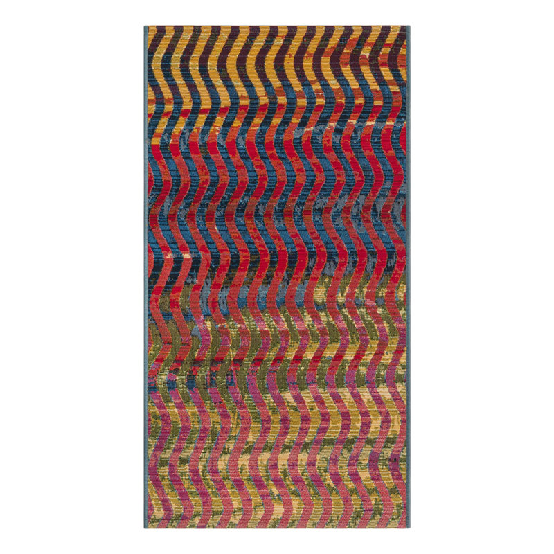 Skylar Washable Abstract Indoor / Outdoor Rug, Runner 2' x 3'11"