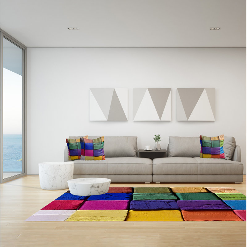 Gesuina Geometric Area Rug, Rectangle 140 x 200cm