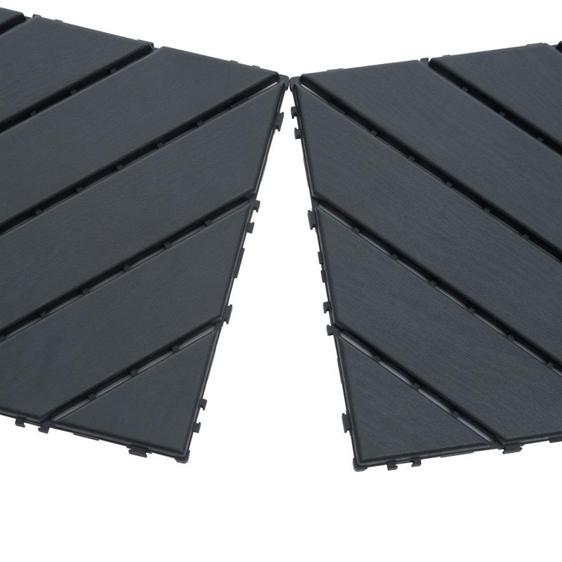 44 Pack Deck Tiles (Gray), Gray