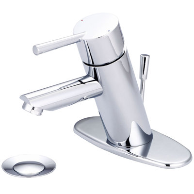 Single-handle Bathroom Faucet with Drain Assembly