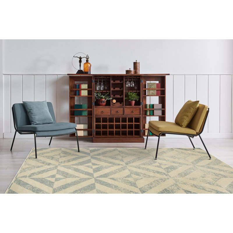 Geometric Area Rug, Rectangle 200 x 300cm