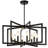 Barines 8-Light Modern Industrial Geometric Farmhouse Chandelier-288747621