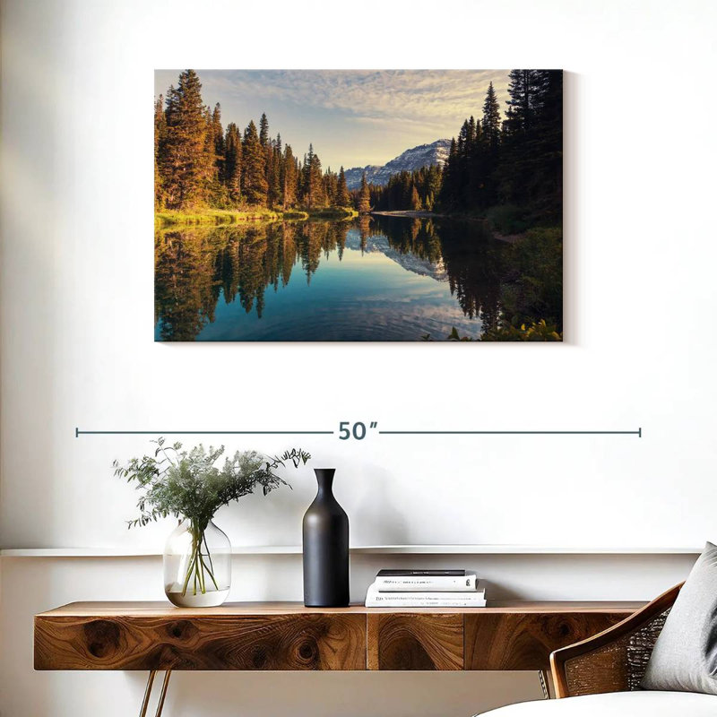 Alvord Glacier Park Lake, 24" H x 36" W