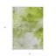 Tapis d'extérieur lavable abstrait vert artichaut 3 pi x 5 pi vert lime et vert