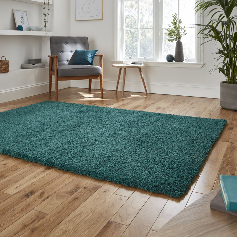 Machine Woven Jewel Green Rug, Rectangle 160 x 220cm
