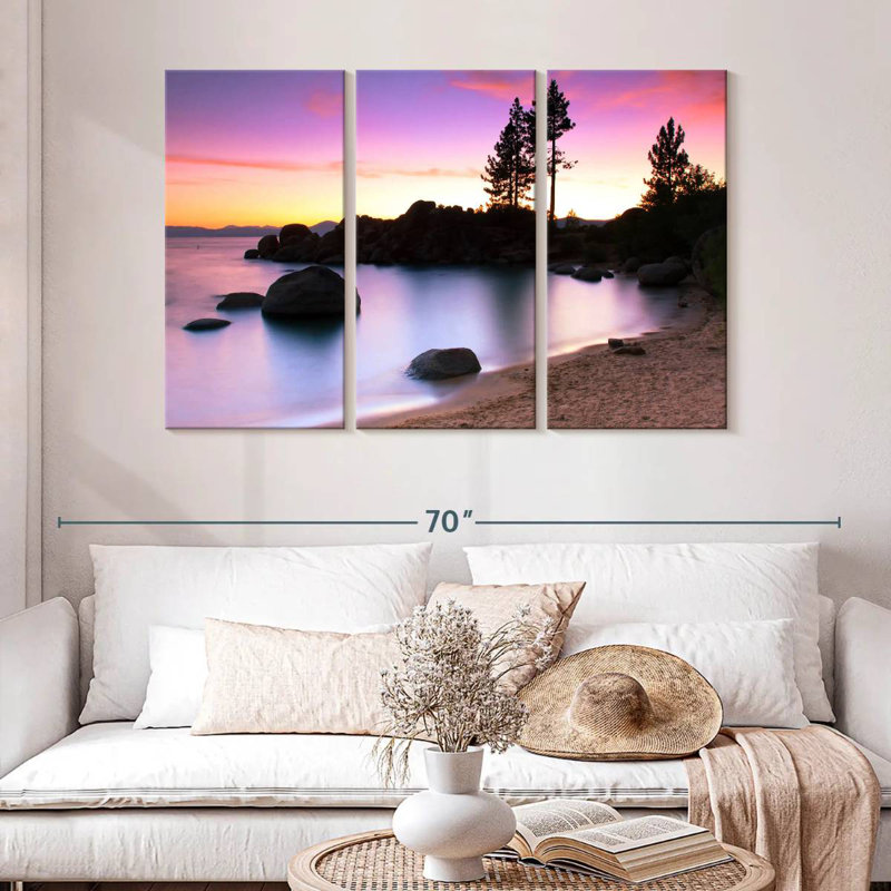 Alvord Lake Tahoe Bay, 32" H x 50" W
