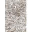 Tapis à poil long contemporain tissé à la main Yanneth Dior - blanc / noir-2089756869